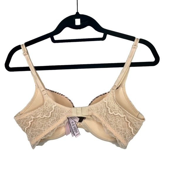 Victoria’s Secret leopard lace push up bra dream angels 32D - Picture 2 of 5